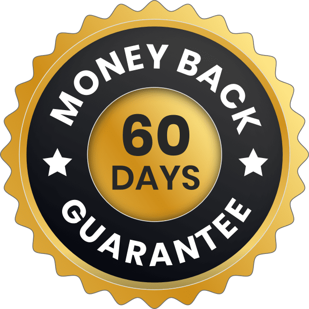 60 day money back guarantee badge